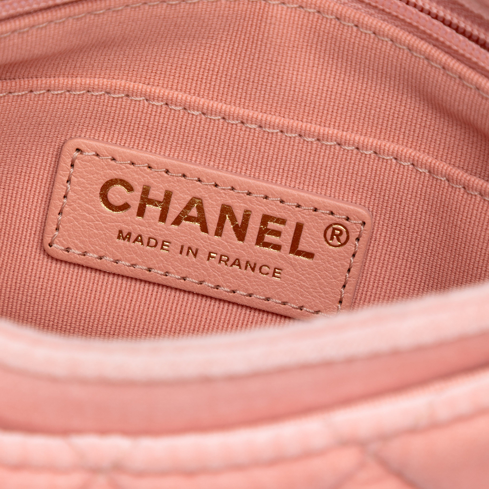 Pre-Loved Chanel Mini Quilted Velvet Double Frame Flap - Picture 5 of 7